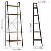 5 Tier Metal Ladder Shelf Shelving Display Rack Plant Stand Storage Shelves Home