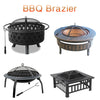 3 in 1 Outdoor Garden Large Firepit Metal Stove Brazier Patio Heater/BBQ/Ice Pit