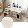 83/120cm Computer Home Office Desk Corner Wooden Desktop Table Study Workstation