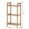 3/4/5 Tier Bookcase Shelving Unit Wood Bookshelf Free Standing Storage Display