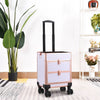 Rolling Beauty Salon Makeup Trolley Travel Drawer Suitcase Hairdressing Nail Box