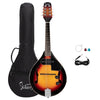 Folk A-Style Acoustic Electric Mandolin w/ Strings Cable Bag Picks