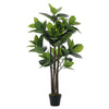 90/120/150cm Luxury Green Fiddle Fig Tree Artificial Trees & Plants Topiary Tree