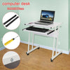 Home Office Computer Desk Study PC Writing Table Workstation Shelf Furniture UK