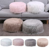 Faux Fur Inflatble Soft Warm Cosy Fluffy Shaggy Cuddly Foot Stool Seat Chair UK