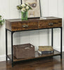 Industrial Console Table Vintage Rustic Sofa Table Sideboard Slim Cabinet Unit