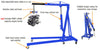 2 Ton Tonne Hydraulic Folding Engine Crane Stand Blue Hoist Lift Jack Adjustable