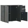 High Gloss Sideboard TV Unit 8 Drawer Chest 3 Door Cabinet Cupboard Storage Unit