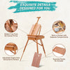 Folding Wooden Easel Adjustable Tripod Easel Stand for Indoor Outdoor Painting