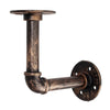 4Pcs Pipe Shelf Brackets Industrial Iron Rustic Wall Floating Shelves Supports