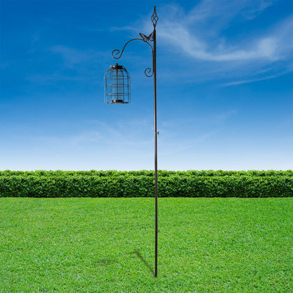 Bird Feeder Metal Stake Stand Hanging Decorative Squirrel Proof Butterfly Detail