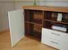Large 2 Door 2 Drawer Sideboard Black White Grey Cupboard TV Cabinet Furniture
