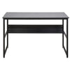 Laptop Desk Study Table Workstation Metal Storage Shelf Home Office Black
