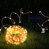 LED Solar String Lights Waterproof Copper Wire Fairy Christmas Party Outdoor
