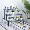 Rustproof Metal Plant Stand Garden Decor Flower Shelf Mutli Tier Stand 4-9 Pots
