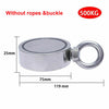 90kg-500kg Double Sided Large Powerful Neodymium Magnet Fishing & 10m Rope Set