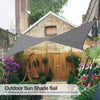 Heavy Duty Sun Shade Sail Garden Patio Awning Canopy 98%uv Protect Waterproof UK