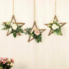 Artificial Door Wreath Hanging Rose Peony Flower Garland Fake Plant Home Decor
