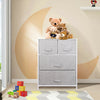 Fabric Cabinet Storage Unit Chest of Drawers Metal Frame Organiser Bedside Table
