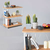 3 Tier Ladder Shelf Bookshelf Rack Stand Organizer Bookcase Unit Display Stand