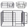 Pet Dog Pen 6 Panel Foldable Puppy Rabbit Playpen Run Crate Cage Enclosure Fence