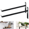 2Pcs Iron Shelf Brackets Industrial Rustic Wall Floating Shelves Supports 3 Size