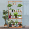3-Tier Hanging Plant Stand Indoor Outdoor Vertical Wooden Plant Flower Shelf Pot