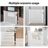 Retractable Pet Dog Gate Safety Guard Folding Baby Toddler Stair Gates Isolation