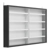 Modern Wooden Wall Display Cabinet Laminated Models Collections Storage Shelf