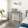 Small Computer Desk Home Office Writing Desk for Study/Library/Bedroom, Gray