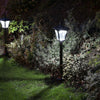 1.2m Solar Power Outdoor LED Security Lamp Post Light | Garden Path Driveway