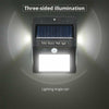 4X 40LED Solar Sensor Flood Lights Wall Outdoor Garden Path Fence Lamp Security
