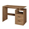 Computer Desk 2 Drawers Writing Table Home Office Workstation Study Desk