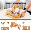 Soap Cutter 0-2in Adjustable Bamboo Soap Slicer With Stainless Steel Wire