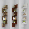 Floating Corner Shelf Wall Mounted Bookshelf Storage Display Unit 5 Tier UK