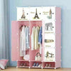 12 Cube Plastic Wardrobe Cupboard Closet Cabinet Organiser Storage Furniture Set