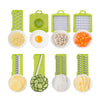 12in1 Kitchen Tool Vegetable Cutter Food Salad Fruit Peeler Slicer Dicer Chopper