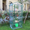 4 Tier Mini Greenhouse PVC Cover Garden Plants Flower Growing Covers Rollu