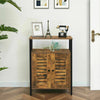 Kitchen Sideboard Floor Storage Cabinet Cabinet with Hidden Adjustable Shelf