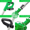21V Cordless Strimmer Grass Trimmer Cutter Garden Edger Electric Li-Ion Battery