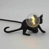 Retro Rat Table Lamp Mouse Desk Light Bedside Resin Mice Lamp & UK Plug