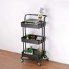 Utility Rolling Storage Cart Rolling Trolley Organizer Coffee Bar Cart Service