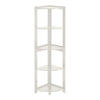 5 Tier Corner Shelving Unit Triangle Bookcase Storage Display Shelf Free Stand