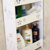 Carved Floating Wall Mount Bathroom Storage Rack Display Shelf Shower Caddy