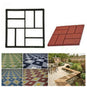 Large Garden Paving Pavement Mold Patio Concrete Stone Path Walk Maker Mould DIY