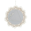 Wall Hanging Mirror Macrame Cotton Ropes Woven Boho Sunburst Tapestry Home Decor