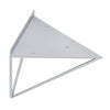 2PCS Durable Hairpin Industrial Wall Shelf Bracket Support Metal Prism Mount