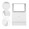 Bedroom Nightstand w/Drawer White Bedside Chest Side Table Cabinets UK