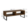 TV Cabinet Vintage TV Stand Console Table TV Unit Centre Table with Storage Cube