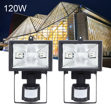 120W Floodlight Security Floodlights Outdoor Garden With Motion Pir Sensor